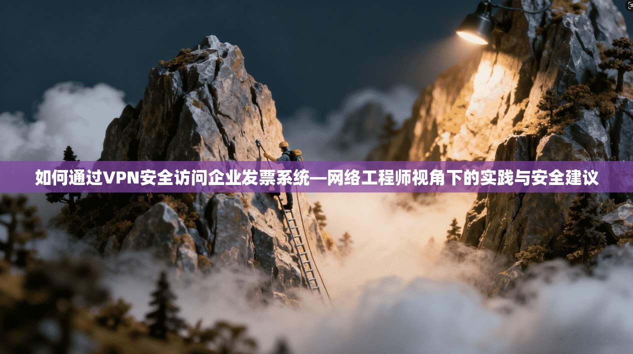 如何通过VPN安全访问企业发票系统—网络工程师视角下的实践与安全建议