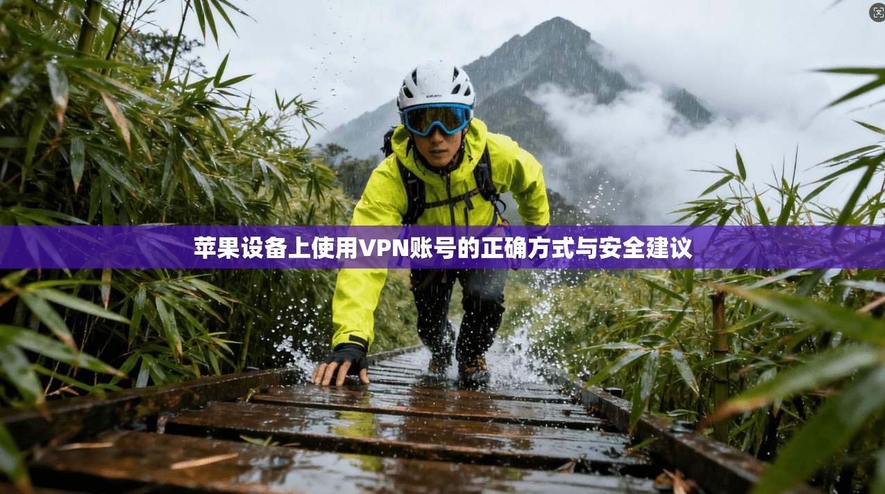 苹果设备上使用VPN账号的正确方式与安全建议