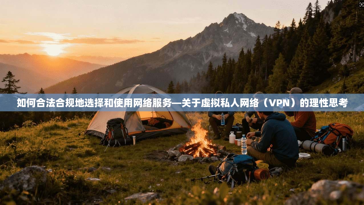 如何合法合规地选择和使用网络服务—关于虚拟私人网络(VPN)的理性思考