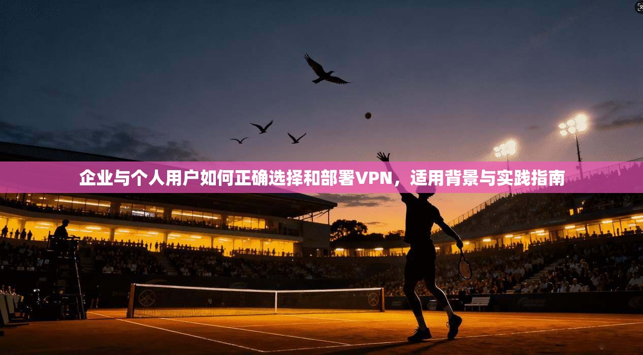 企业与个人用户如何正确选择和部署VPN，适用背景与实践指南
