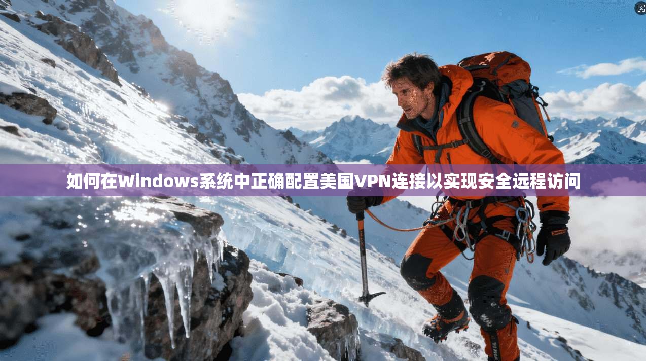 如何在Windows系统中正确配置美国VPN连接以实现安全远程访问