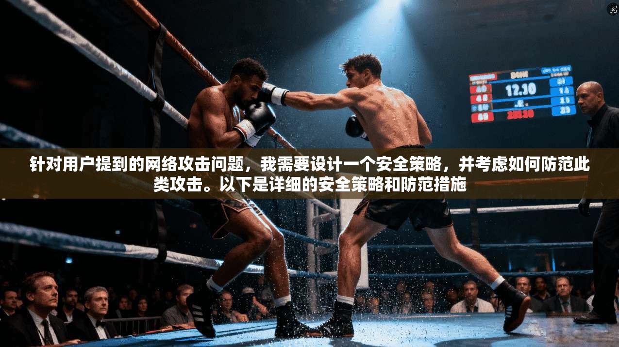 针对用户提到的网络攻击问题，我需要设计一个安全策略，并考虑如何防范此类攻击。以下是详细的安全策略和防范措施