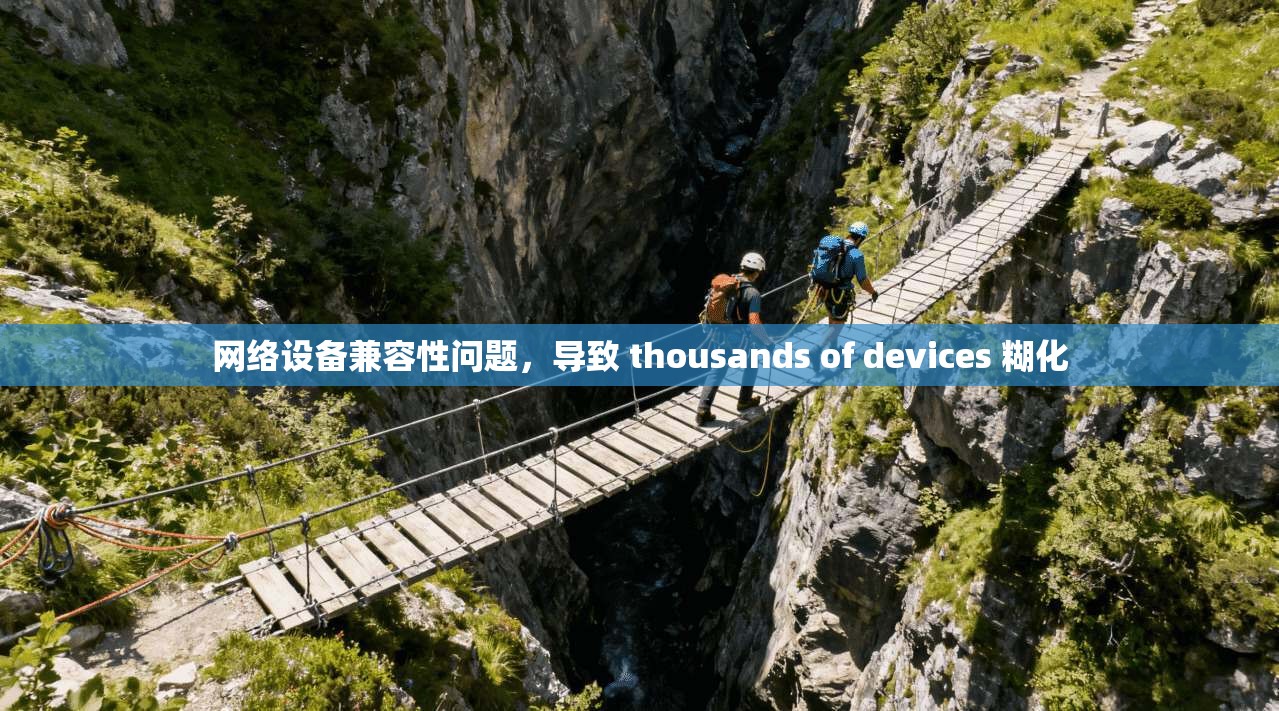 网络设备兼容性问题，导致 thousands of devices 糊化