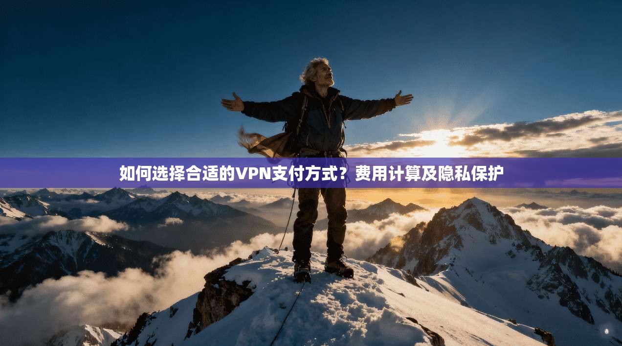 如何选择合适的VPN支付方式？费用计算及隐私保护