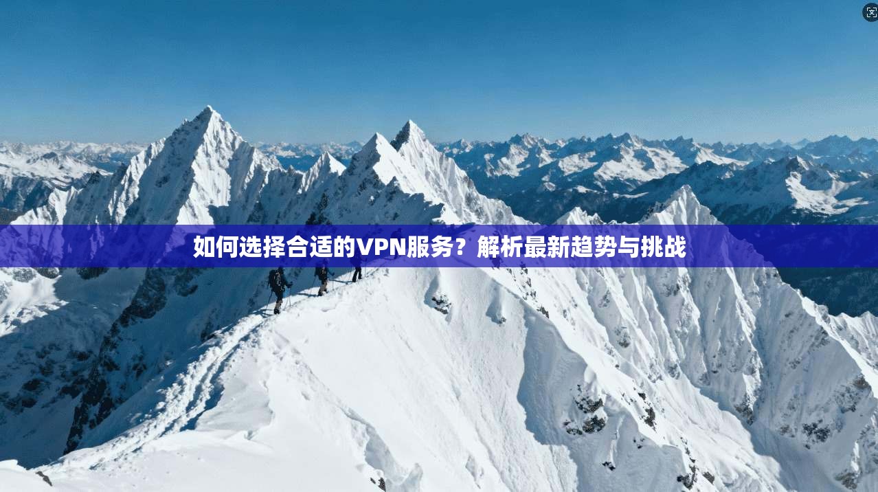 如何选择合适的VPN服务?解析最新趋势与挑战 第1张 如何选择合适的VPN服务?解析最新趋势与挑战 第1张