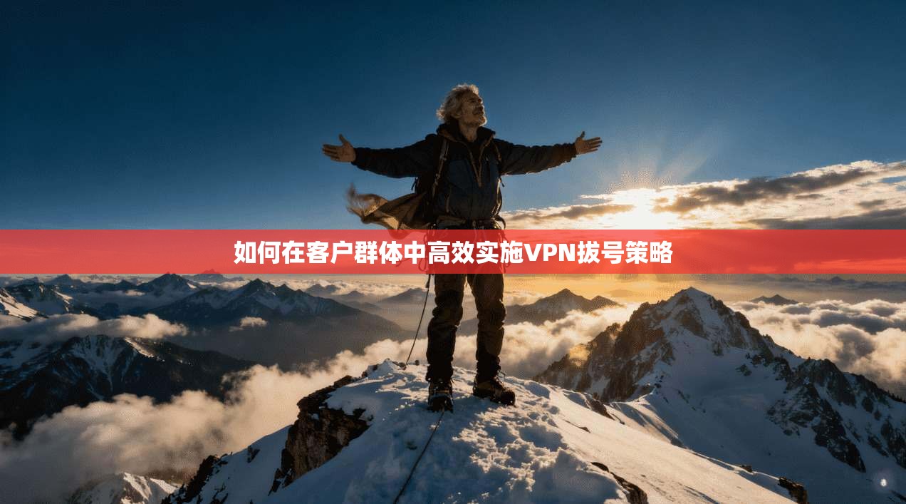 如何在客户群体中高效实施VPN拔号策略