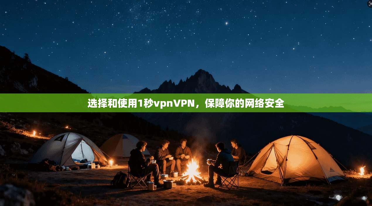 选择和使用1秒vpnVPN，保障你的网络安全