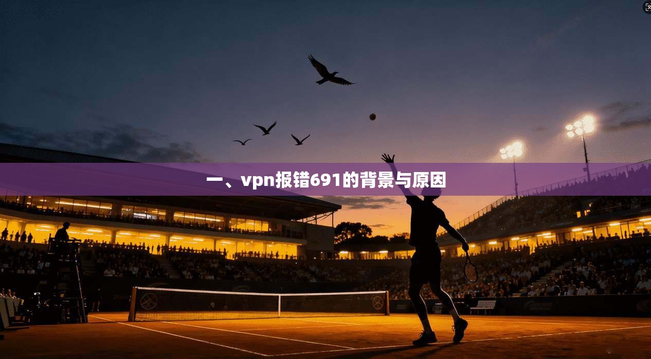 一、vpn报错691的背景与原因
