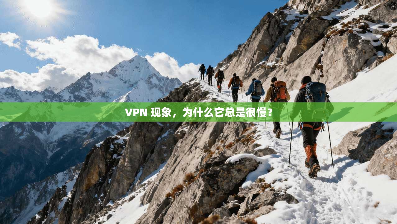 VPN 现象，为什么它总是很慢？