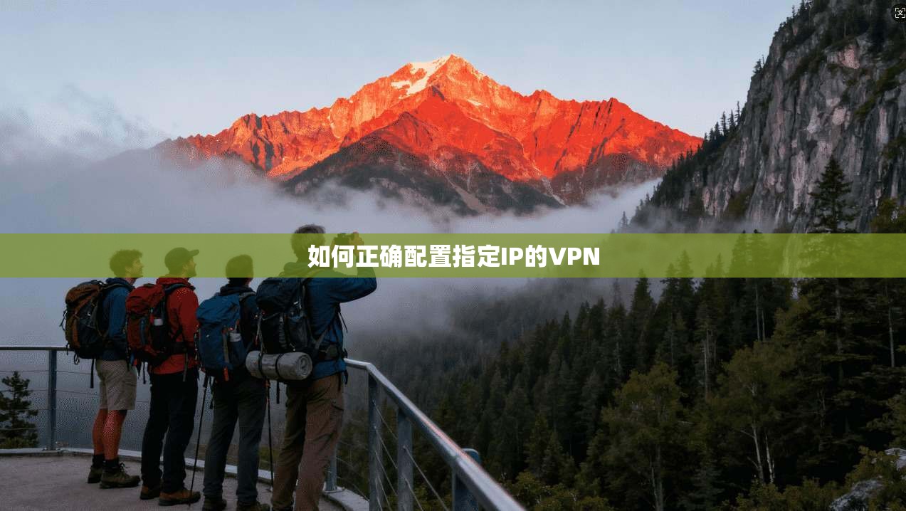 如何正确配置指定IP的VPN