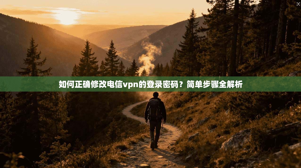 如何正确修改电信vpn的登录密码?简单步骤全解析