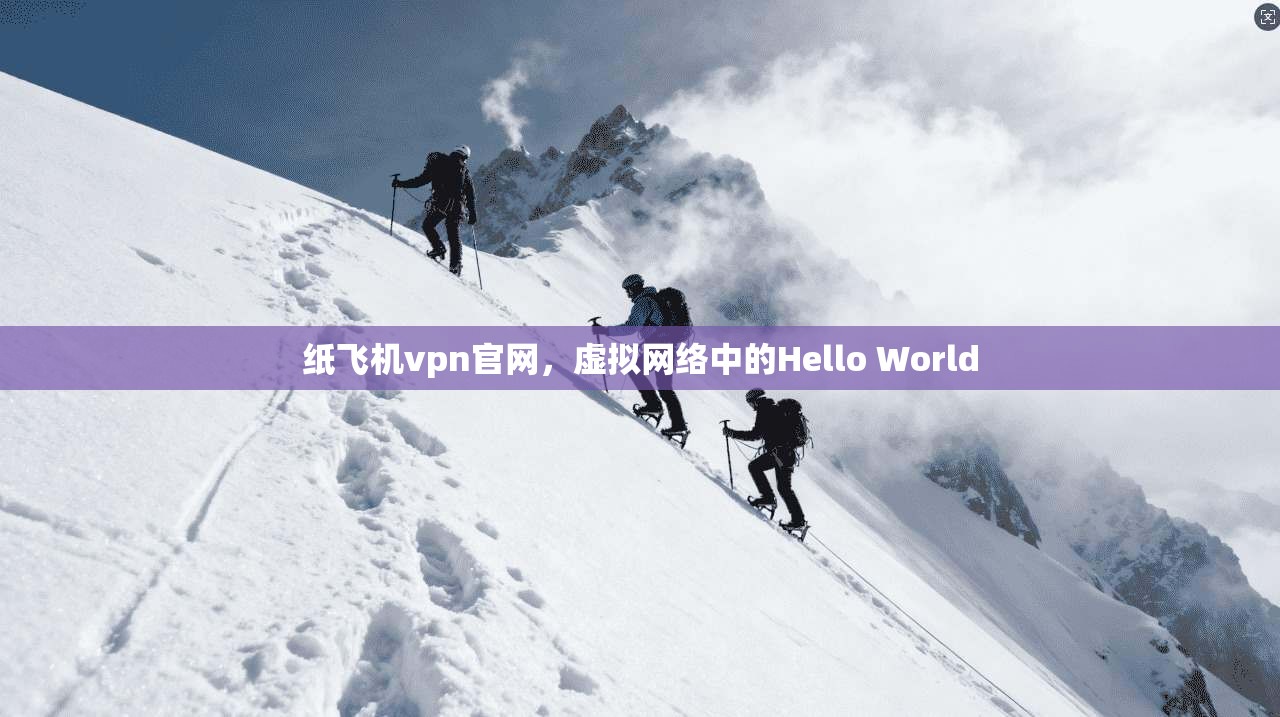 纸飞机vpn官网，虚拟网络中的Hello World