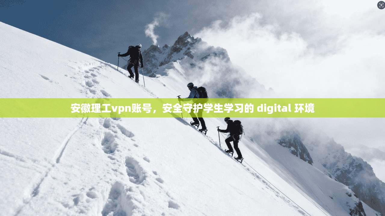 安徽理工vpn账号，安全守护学生学习的 digital 环境