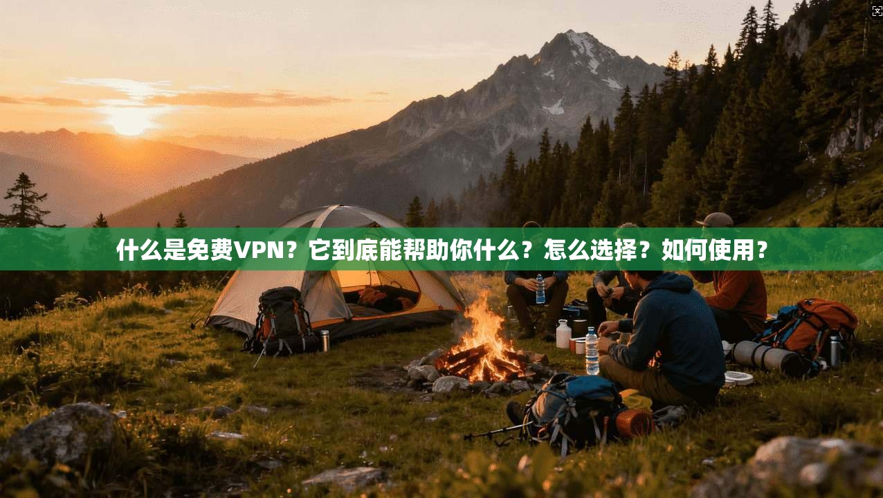 什么是免费VPN？它到底能帮助你什么？怎么选择？如何使用？