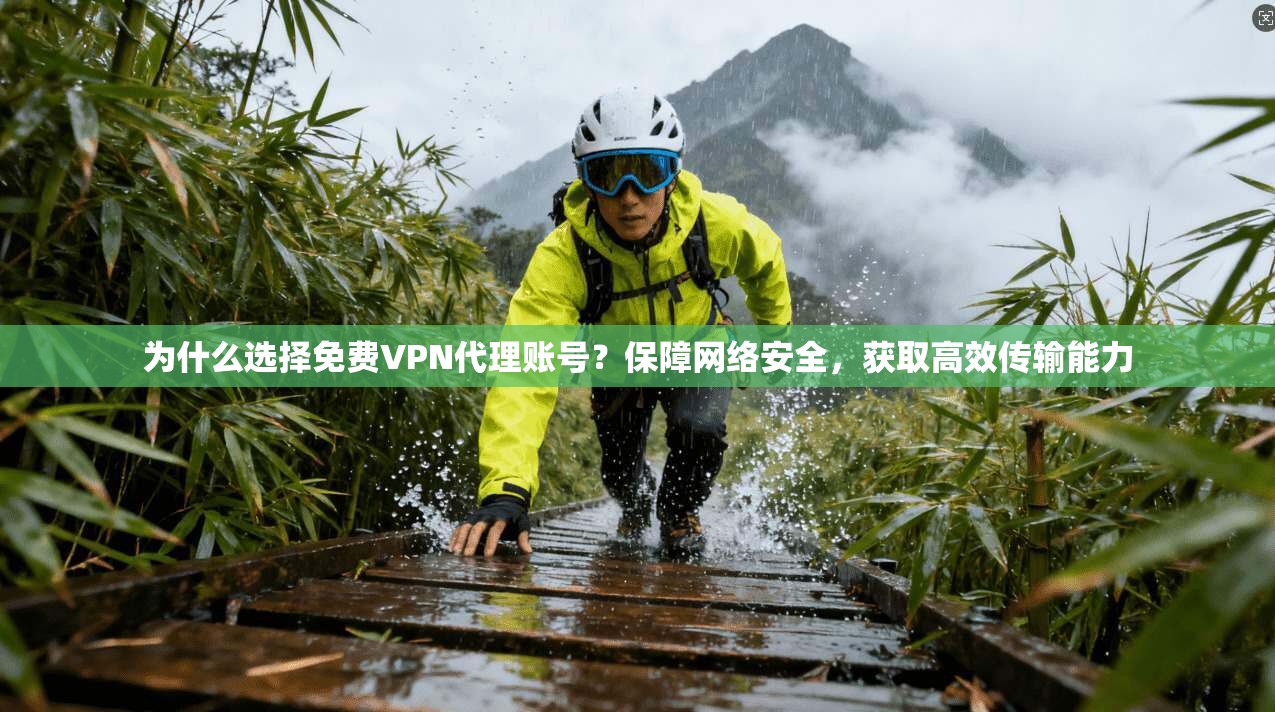 为什么选择免费VPN代理账号？保障网络安全，获取高效传输能力