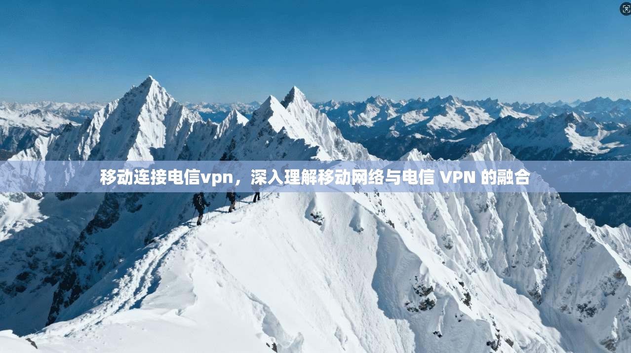 移动连接电信vpn，深入理解移动网络与电信 VPN 的融合