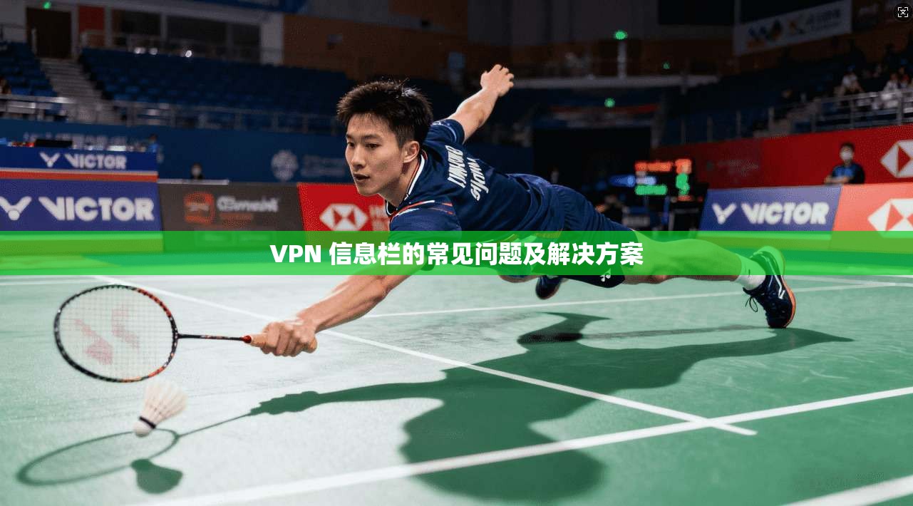 VPN 信息栏的常见问题及解决方案