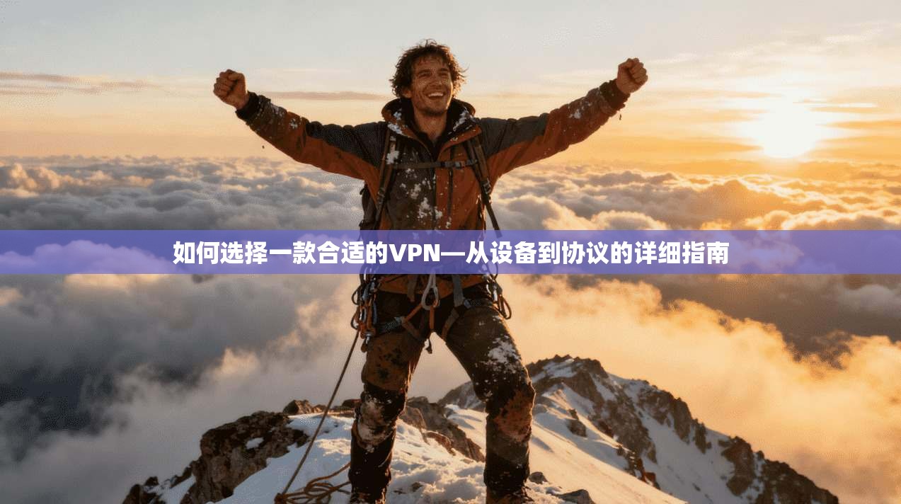 如何选择一款合适的VPN—从设备到协议的详细指南
