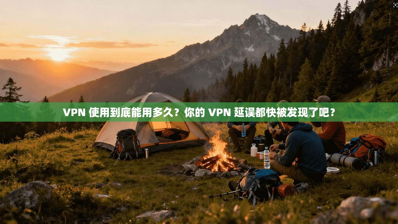 VPN 使用到底能用多久？你的 VPN 延误都快被发现了吧？