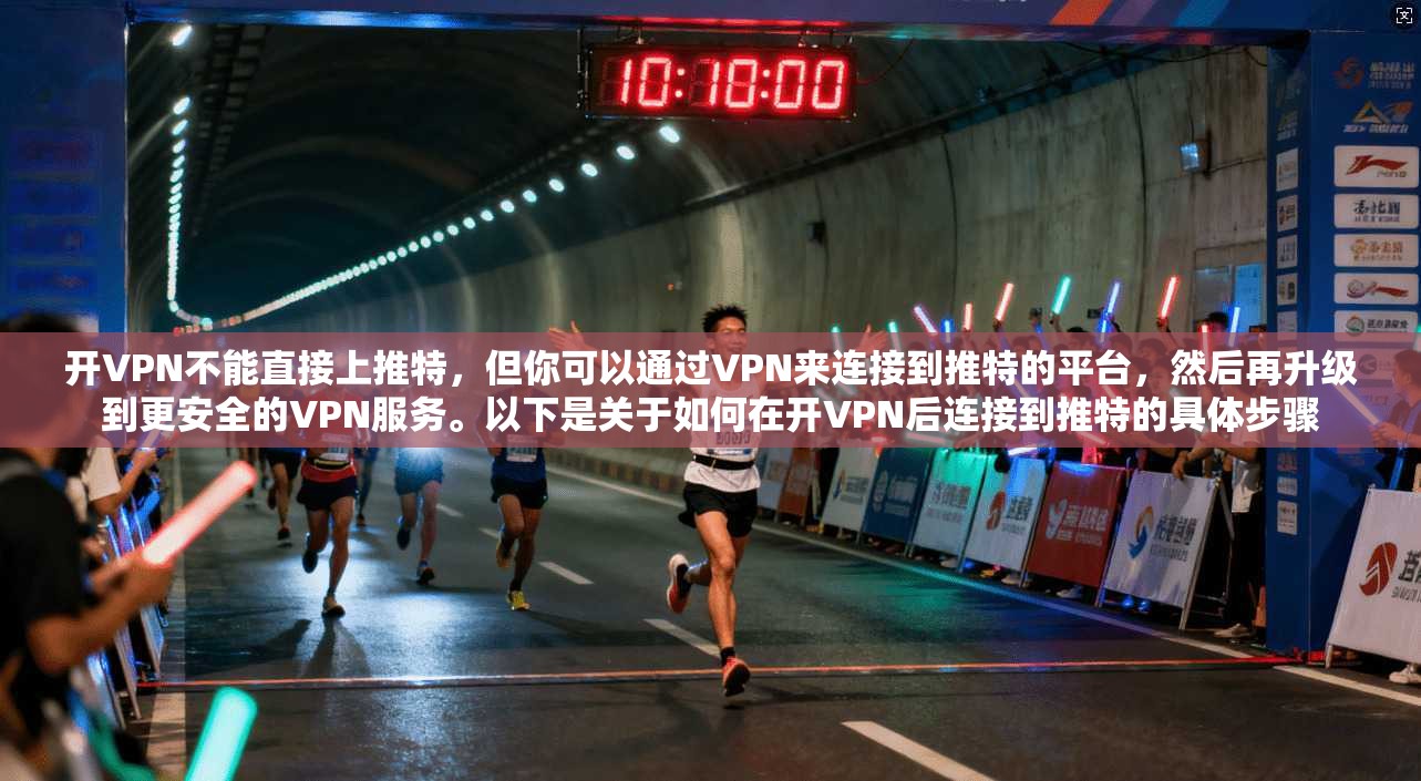 开VPN不能直接上推特，但你可以通过VPN来连接到推特的平台，然后再升级到更安全的VPN服务。以下是关于如何在开VPN后连接到推特的具体步骤