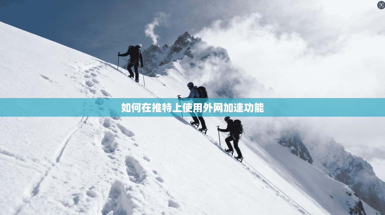如何在推特上使用外网加速功能