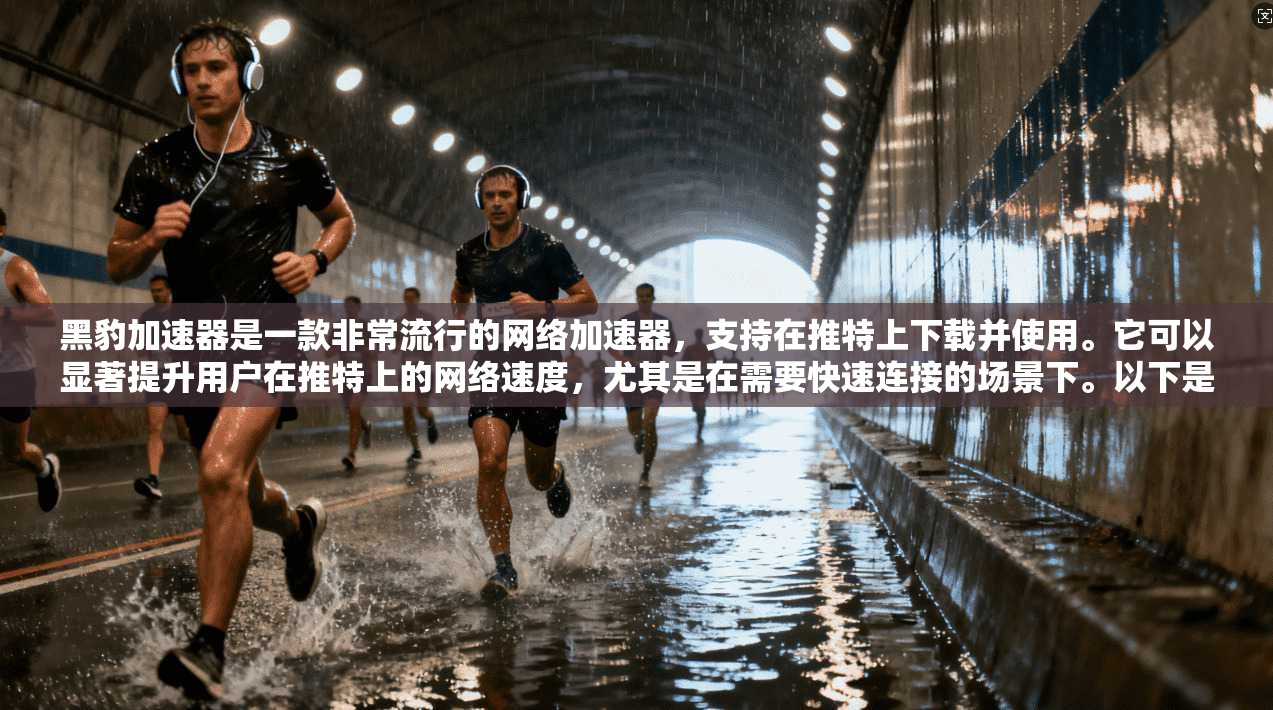 黑豹加速器是一款非常流行的网络加速器，支持在推特上下载并使用。它可以显著提升用户在推特上的网络速度，尤其是在需要快速连接的场景下。以下是使用黑豹加速器在推特上下载和使用它的步骤