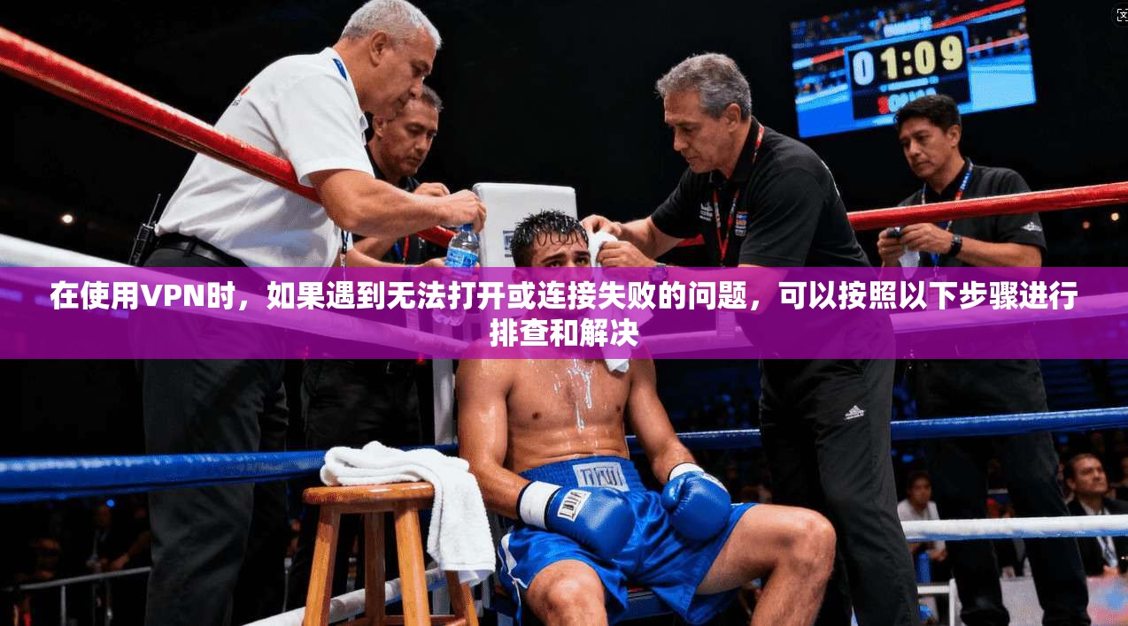 在使用VPN时，如果遇到无法打开或连接失败的问题，可以按照以下步骤进行排查和解决