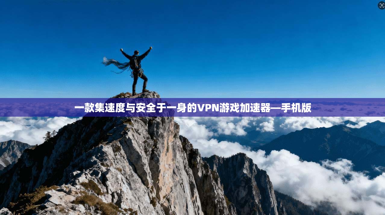 一款集速度与安全于一身的VPN游戏加速器—手机版