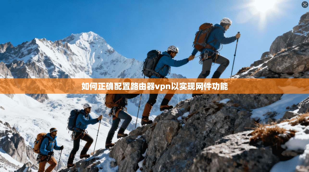 如何正确配置路由器vpn以实现网件功能
