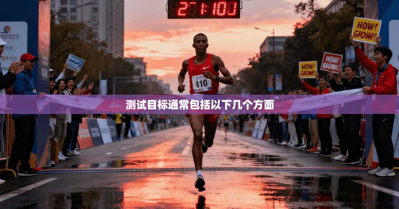 测试目标通常包括以下几个方面