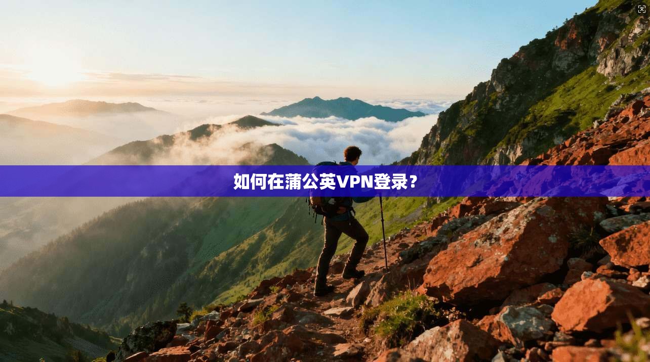 如何在蒲公英VPN登录?
