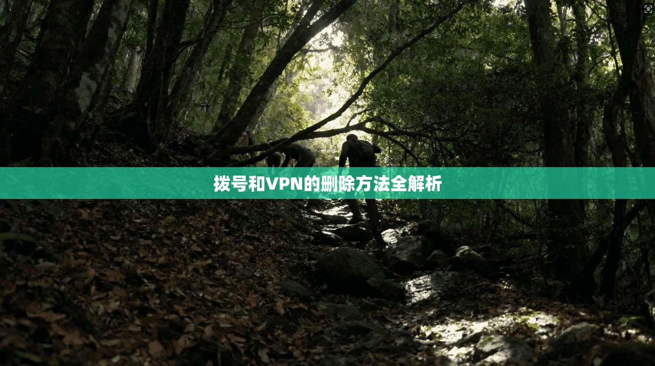 拨号和VPN的删除方法全解析