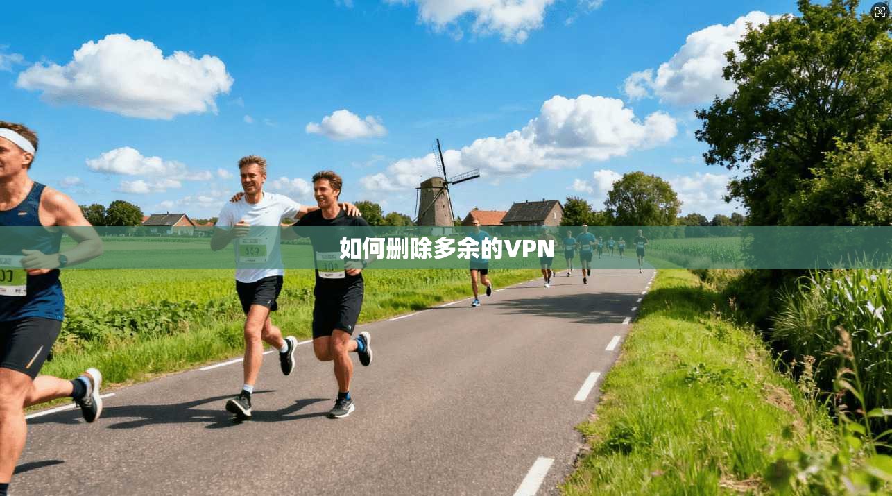 如何删除多余的VPN
