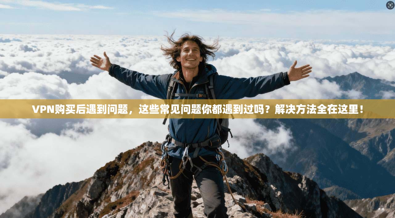 VPN购买后遇到问题，这些常见问题你都遇到过吗？解决方法全在这里！