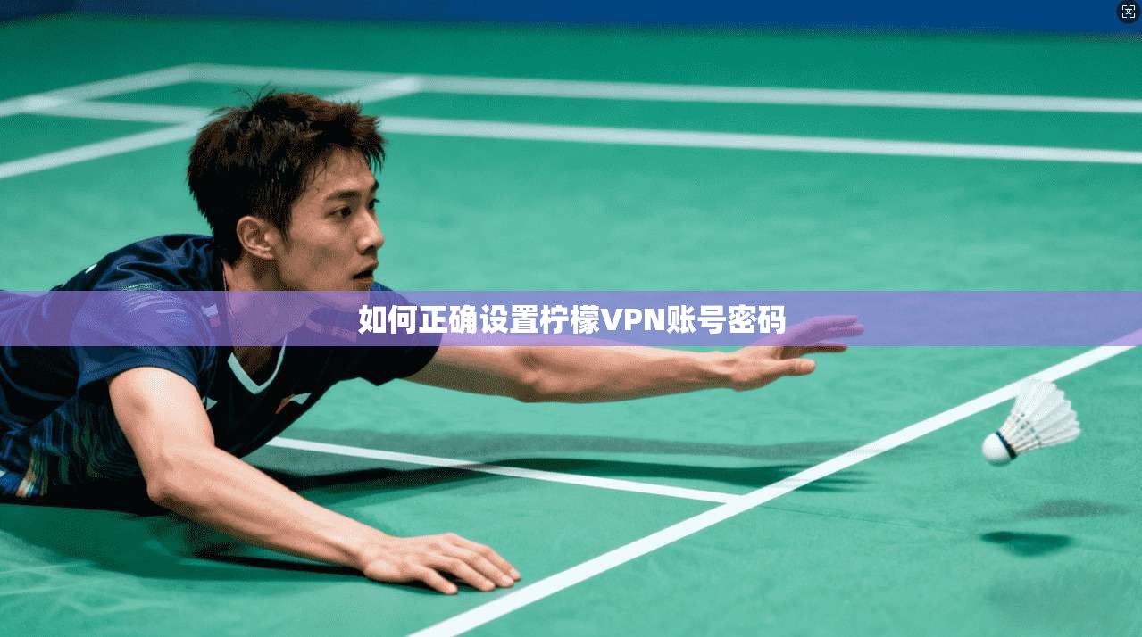 如何正确设置柠檬VPN账号密码
