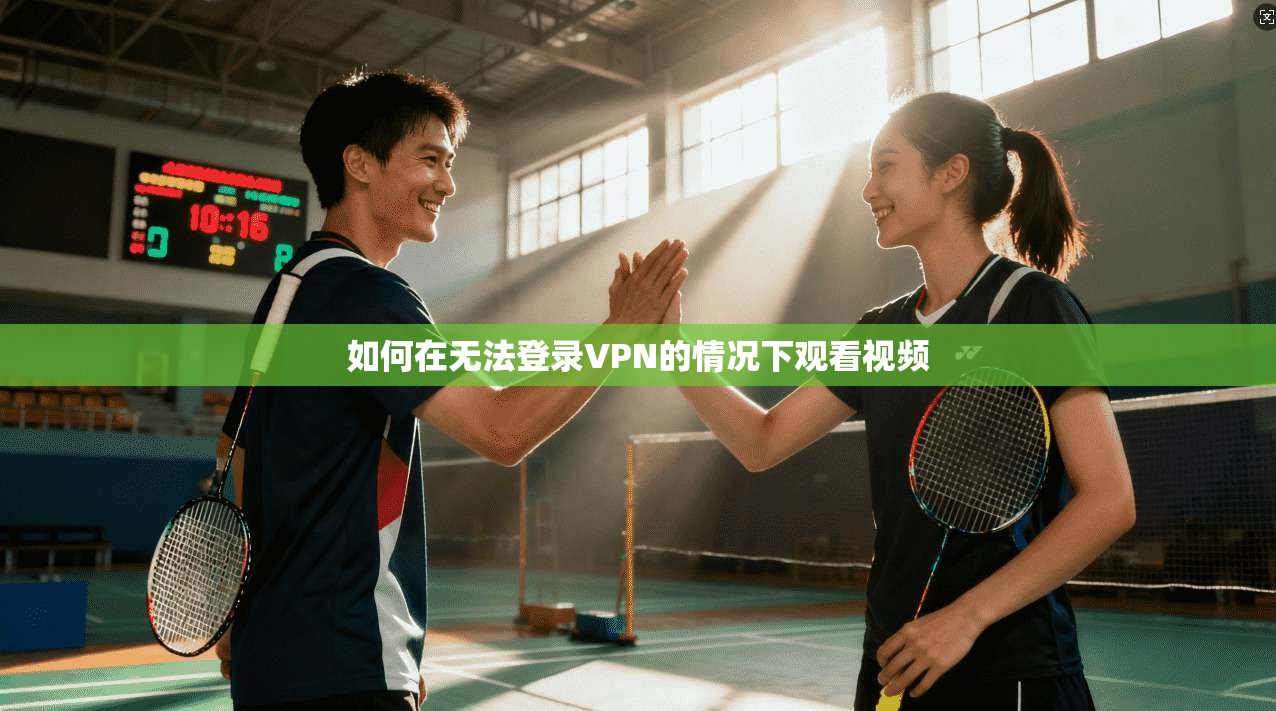 如何在无法登录VPN的情况下观看视频
