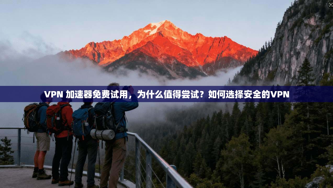 VPN 加速器免费试用，为什么值得尝试？如何选择安全的VPN