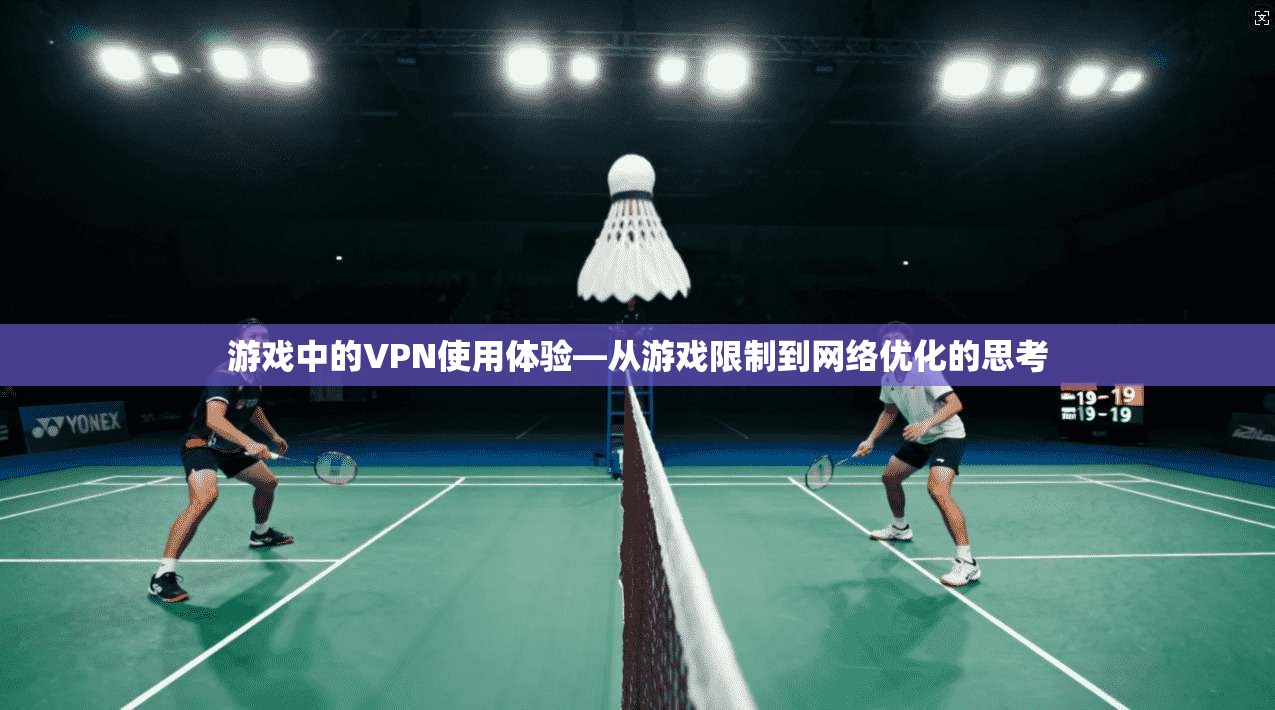 游戏中的VPN使用体验—从游戏限制到网络优化的思考