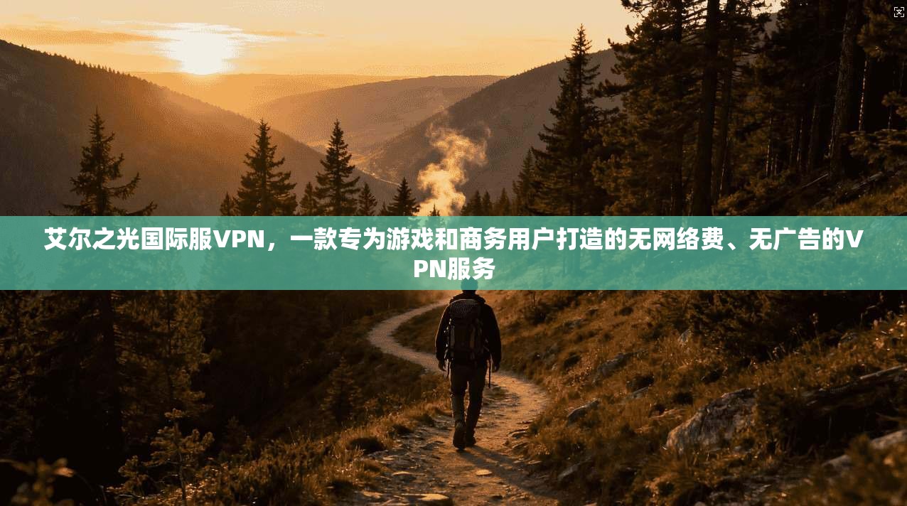 艾尔之光国际服VPN，一款专为游戏和商务用户打造的无网络费、无广告的VPN服务