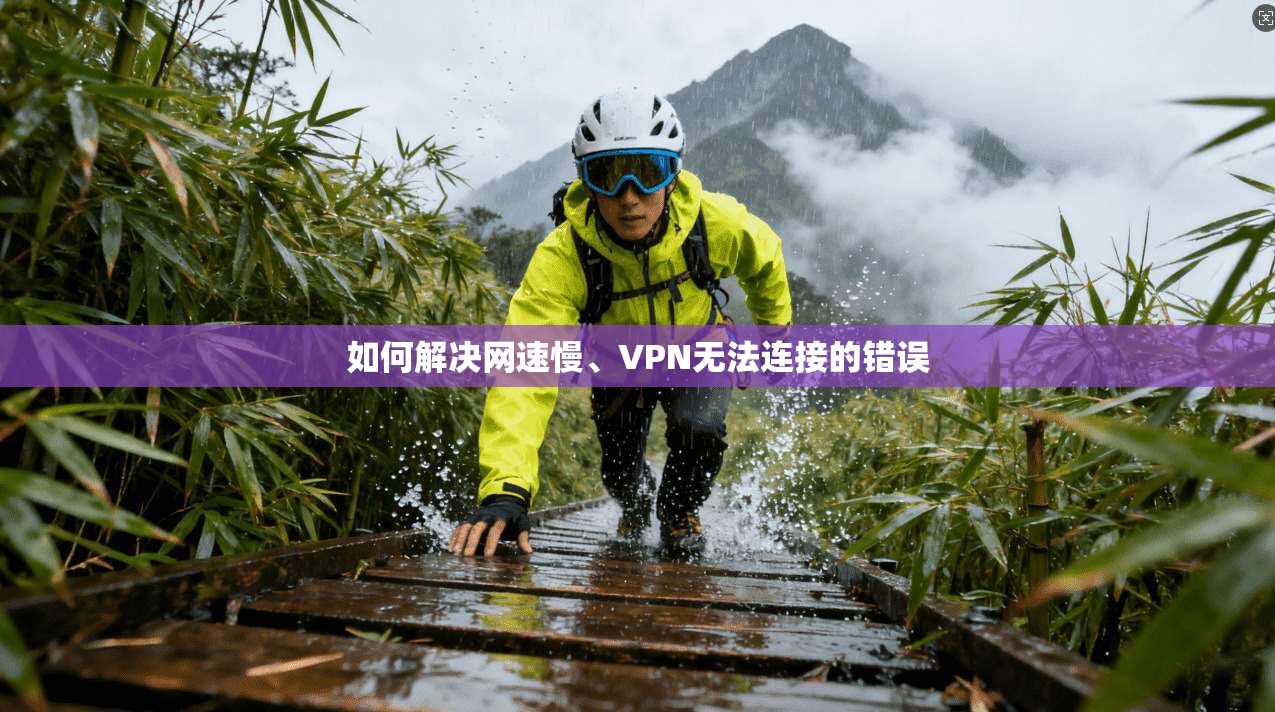 如何解决网速慢、VPN无法连接的错误