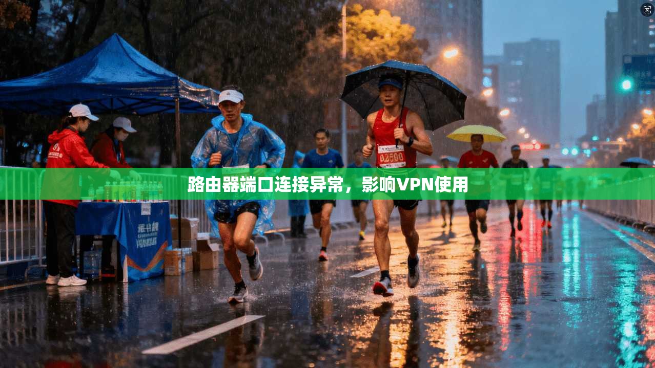 路由器端口连接异常，影响VPN使用