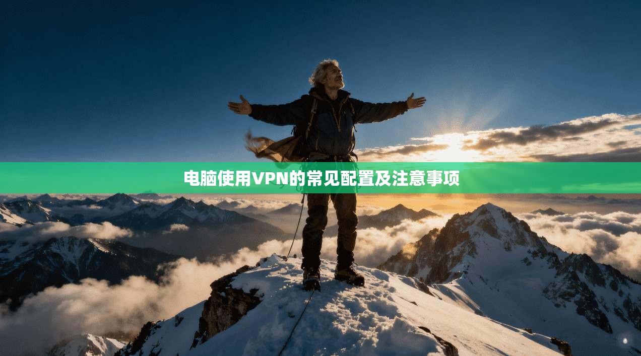 电脑使用VPN的常见配置及注意事项