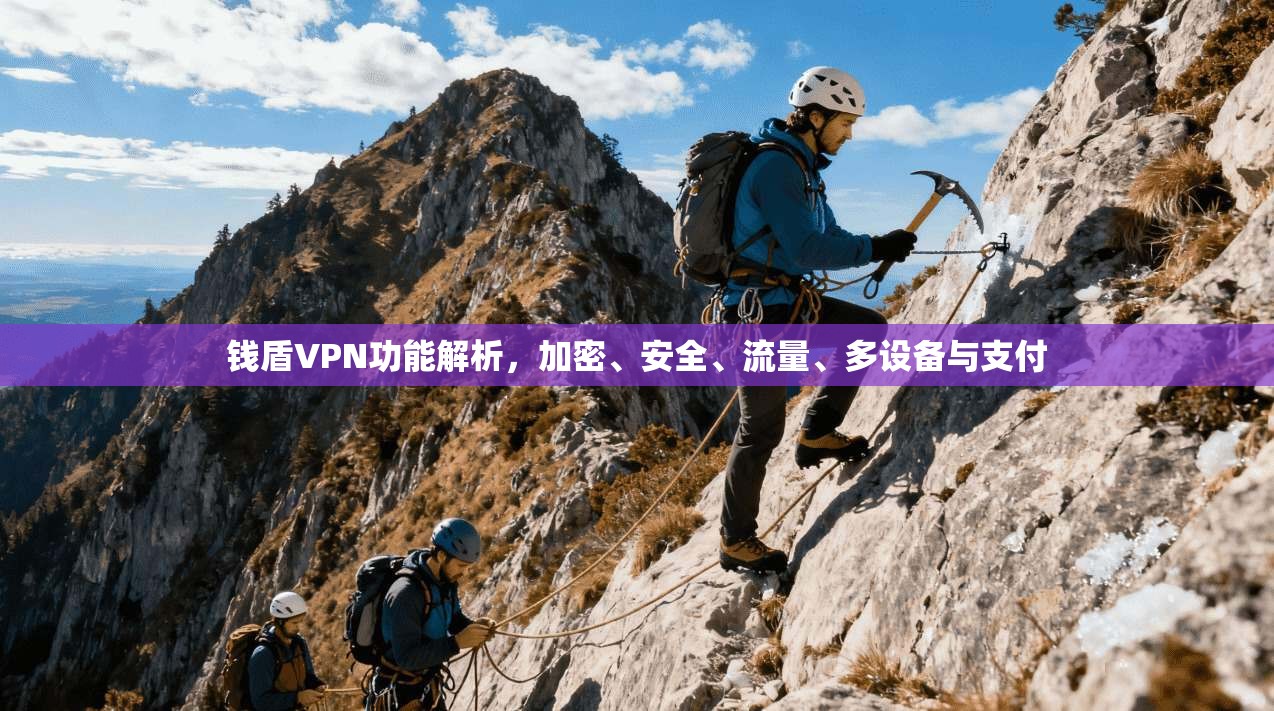 钱盾VPN功能解析，加密、安全、流量、多设备与支付