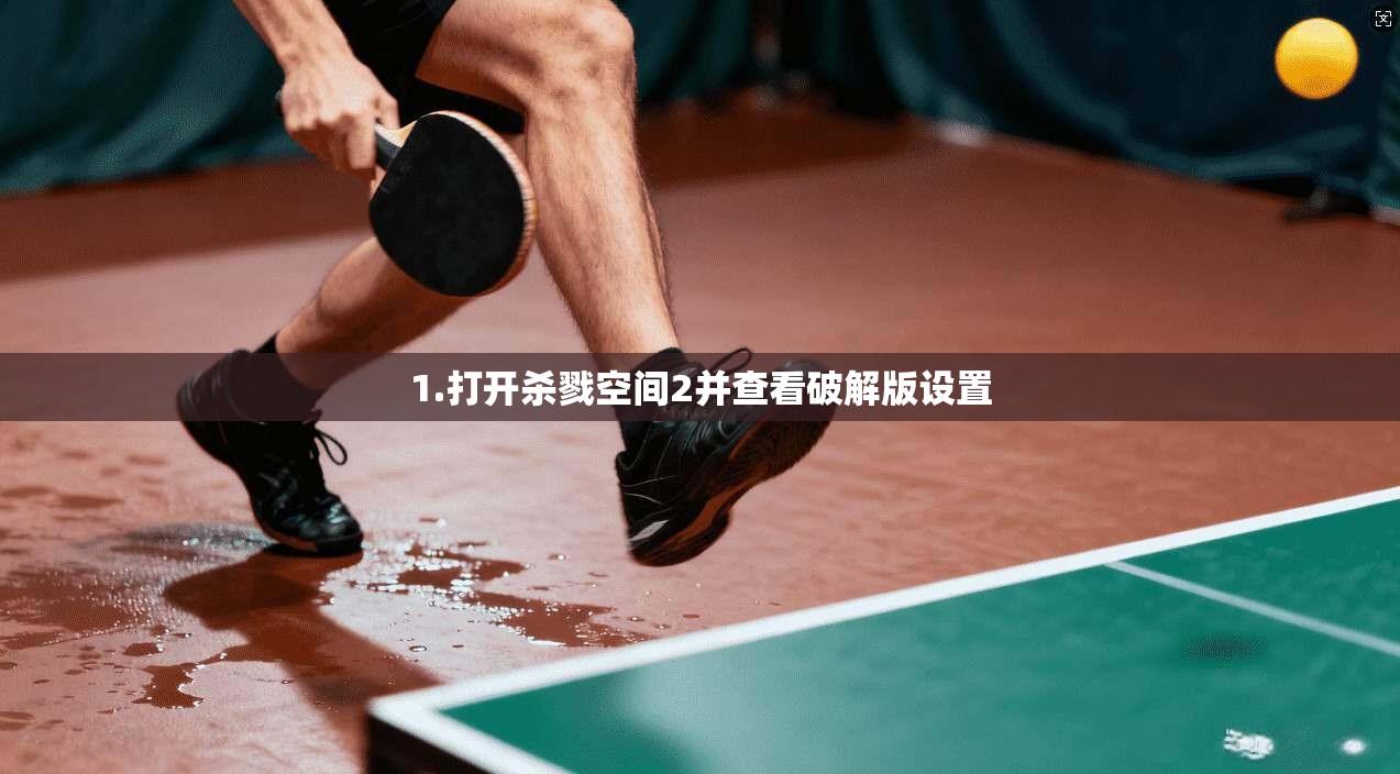 1.打开杀戮空间2并查看破解版设置