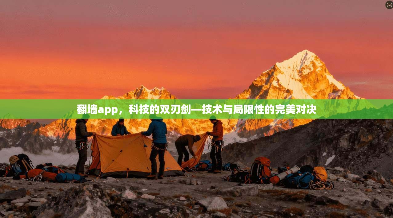 翻墙app,科技的双刃剑—技术与局限性的完美对决