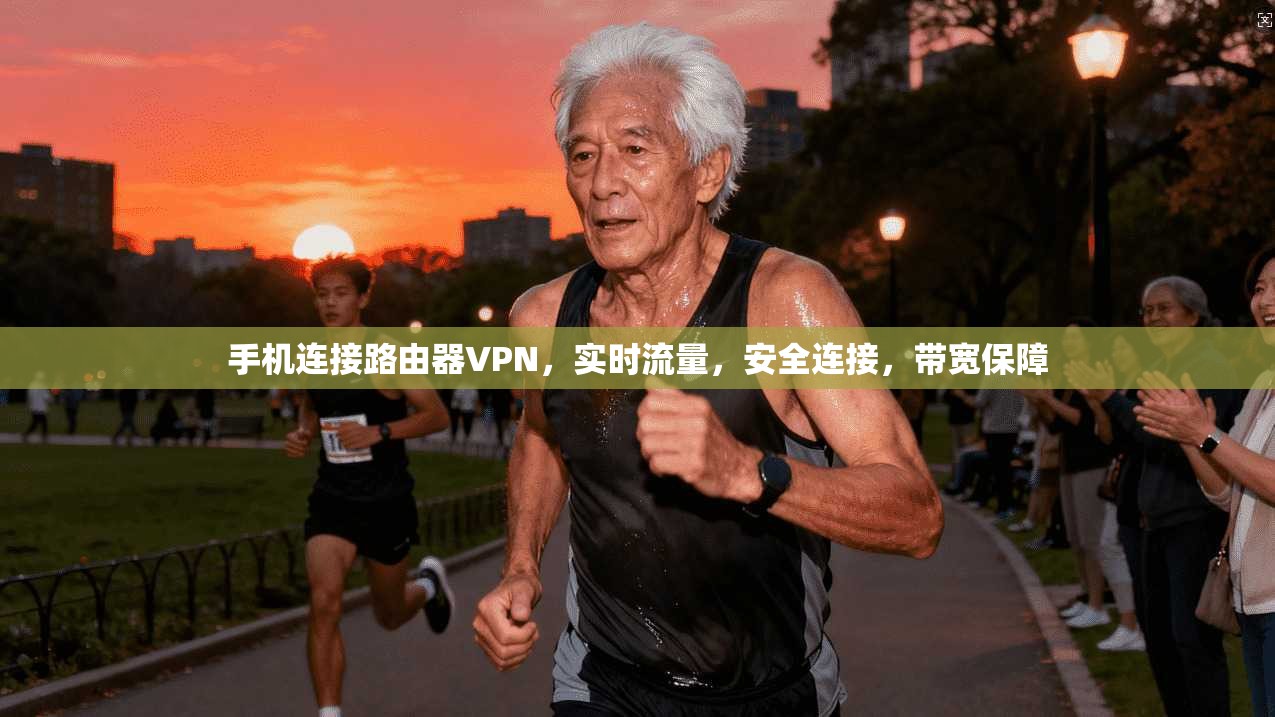 手机连接路由器VPN，实时流量，安全连接，带宽保障