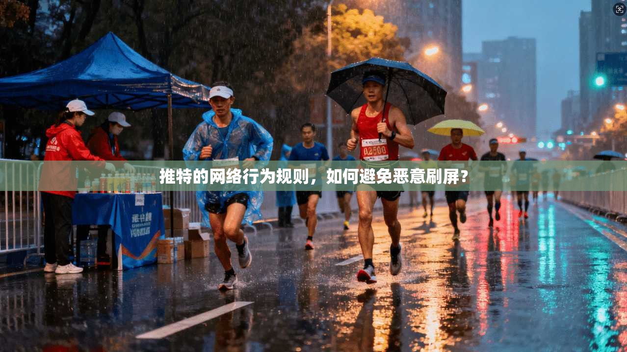 推特的网络行为规则，如何避免恶意刷屏？