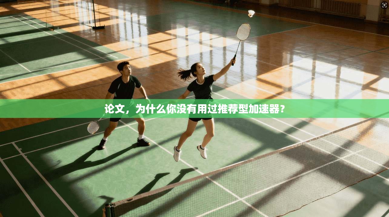 论文，为什么你没有用过推荐型加速器？